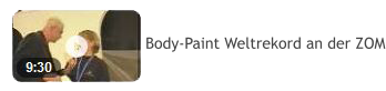 Body-Paint Weltrekord an der ZOM